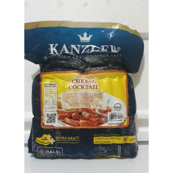 Jual SOSIS MINI KANZLER CHEESE COCKTAIL BEEF 500GR | Shopee Indonesia