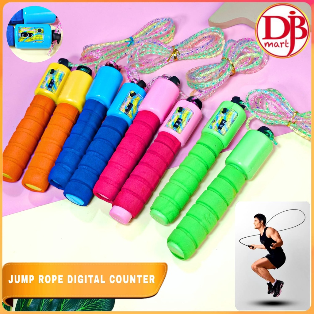 Jual Alat Olahraga Lompat Tali Loncat Jump Rope Speed Skipping LED ...