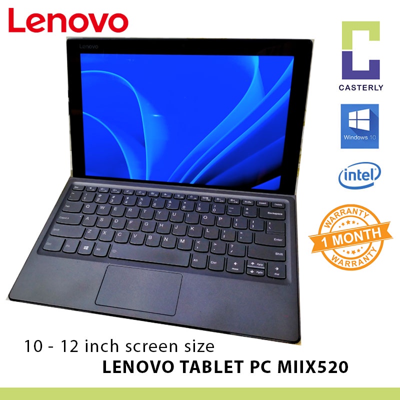 Jual Laptop touch screen tablet pc Lenovo MIIX520 core i5/i7 12 inch 2