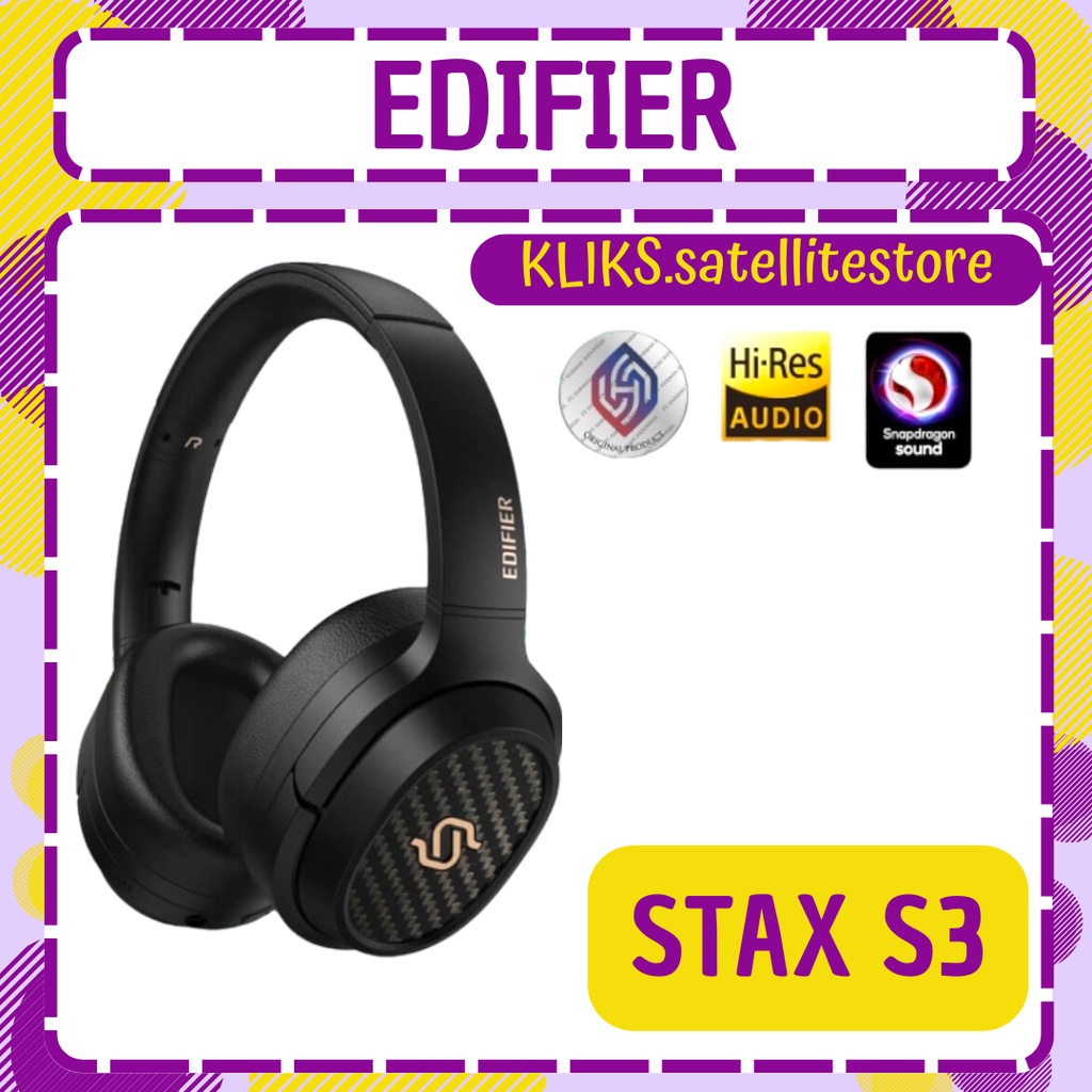 Jual Edifier Stax Spirit S3 Wireless Over-Ear Bluetooth Headphones ...