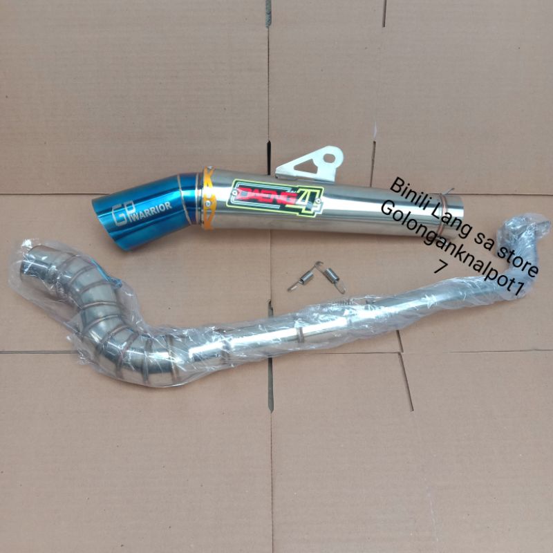 Jual Daeng sai4 canister Conical Open specs Exhaust pipe for xrm 125