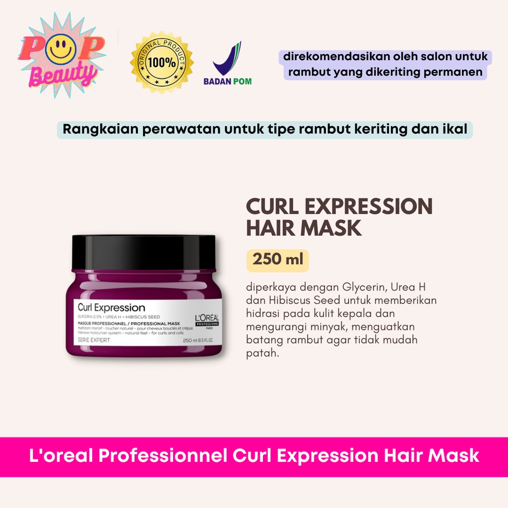 Jual Loreal curl expression shampoo hair mask hair spray / shampoo