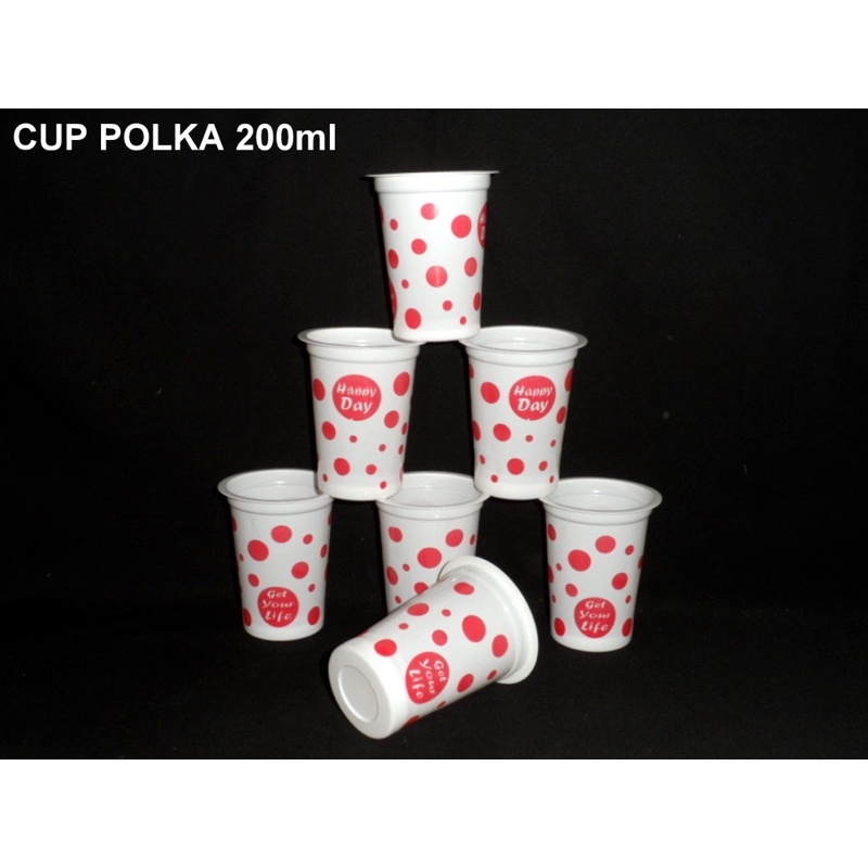 Jual Lf Cup Plastik Polkadot Gelas Plastik Polkadot Murah Isi 50bj Shopee Indonesia 5184