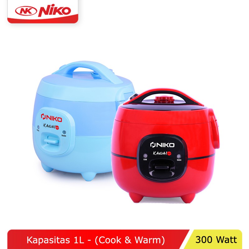 Jual Niko Mini Rice Cooker Kawai 1L Rice Cooker 3in1/ Penanak Nasi Serbaguna SNI / Niko Kawai