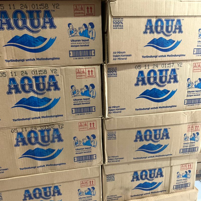 Jual Aqua Botol Kecil 330ml 1 Dus Isi 24 Botol Air Minum Air Mineral Shopee Indonesia 4778