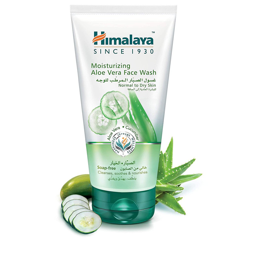Jual HIMALAYA Moisturizing Aloe Vera Face Wash 50ml Shopee Indonesia