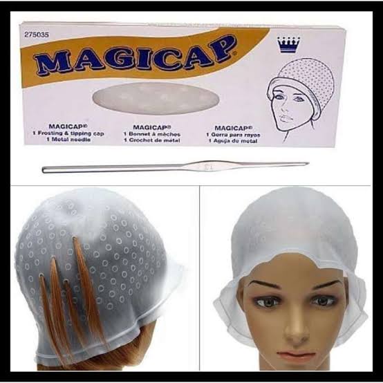 Jual MAGICAP Original Topi Karet Silikon Highlight Cat Semir Rambut ...