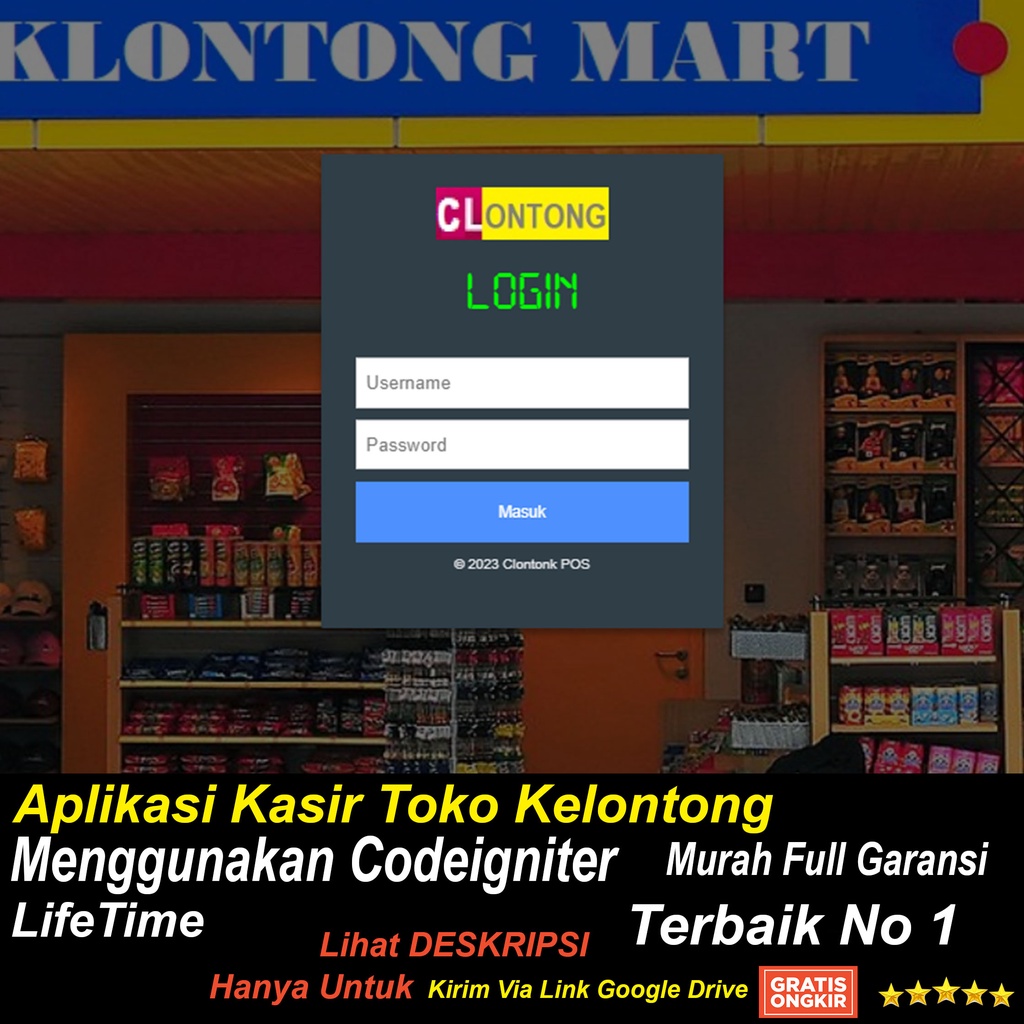 Jual Aplikasi Kasir Toko Kelontong Menggunakan Codeigniter Shopee Indonesia 7935