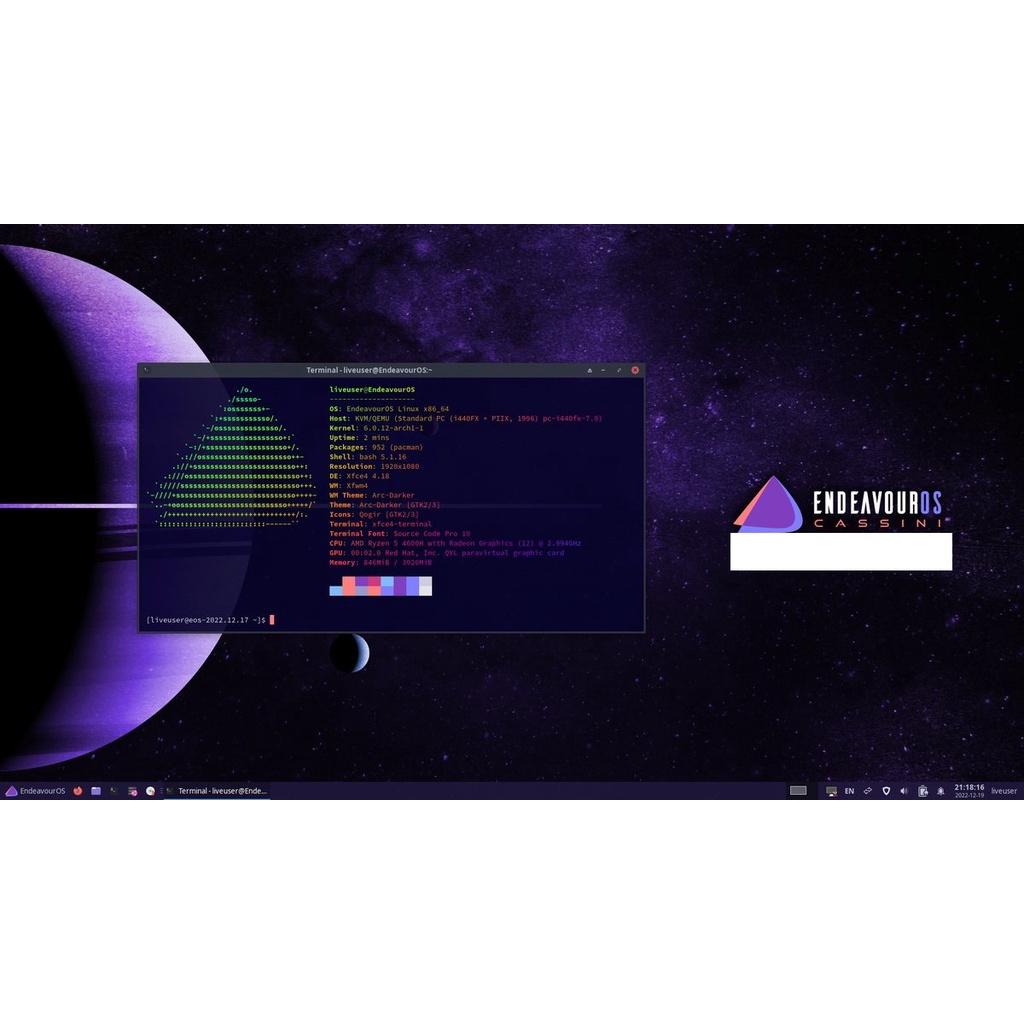 Jual Linux Endeavouros Cassini Flashdisk USB Bootable Installer ...