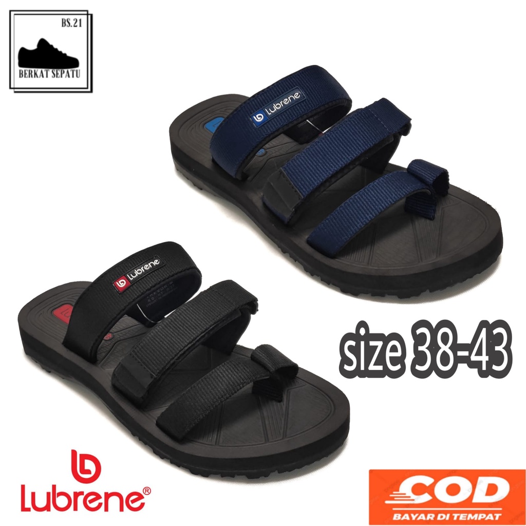 Jual COD Sandal Slide Gunung Ban tiga Lubrene Trevor M Terbaru Sandal Pria Gunung Model Slide Sandal Laki laki Santay Shopee Indonesia