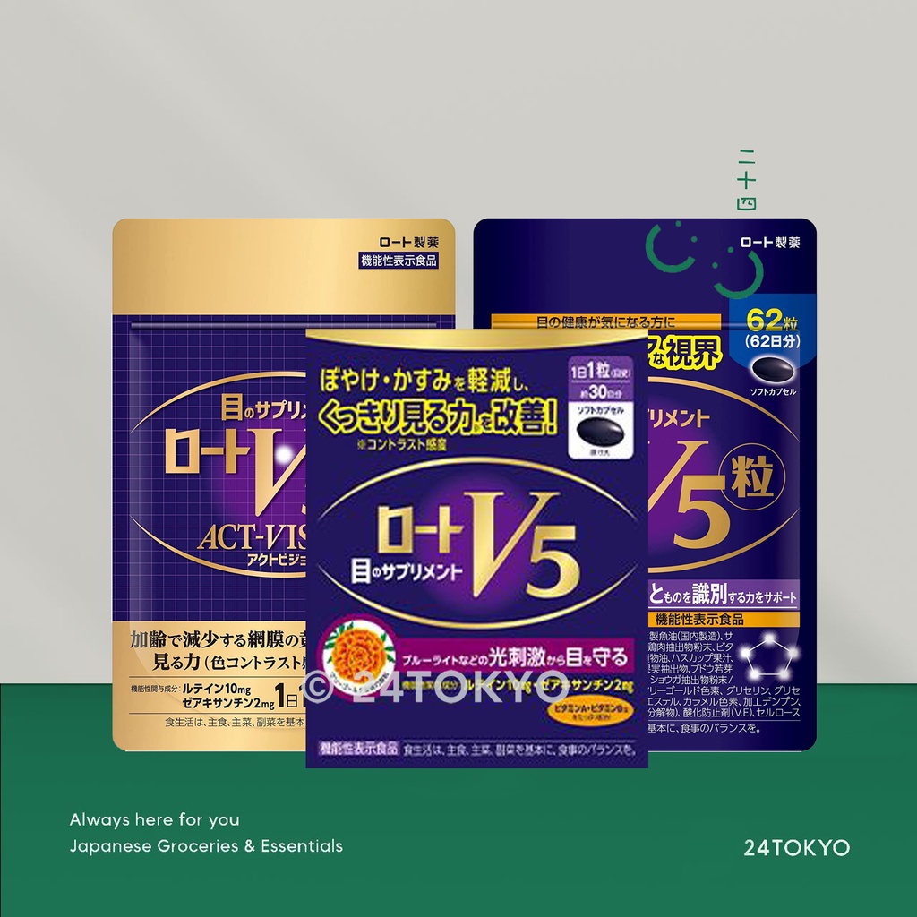 Jual 24Tokyo - Rohto V5 Act Vision Obat vitamin mata orang tua rabun ...