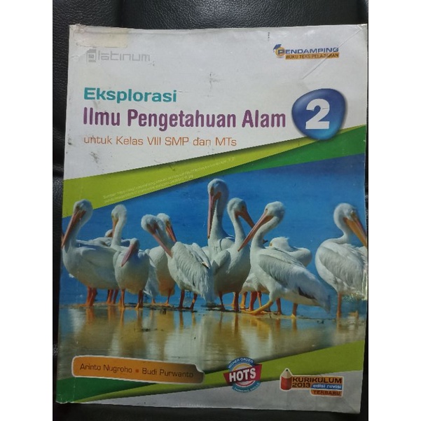 Jual Buku Eksplorasi Ilmu Pengetahuan Alam Kelas 2 SMP K13 - Platinum ...