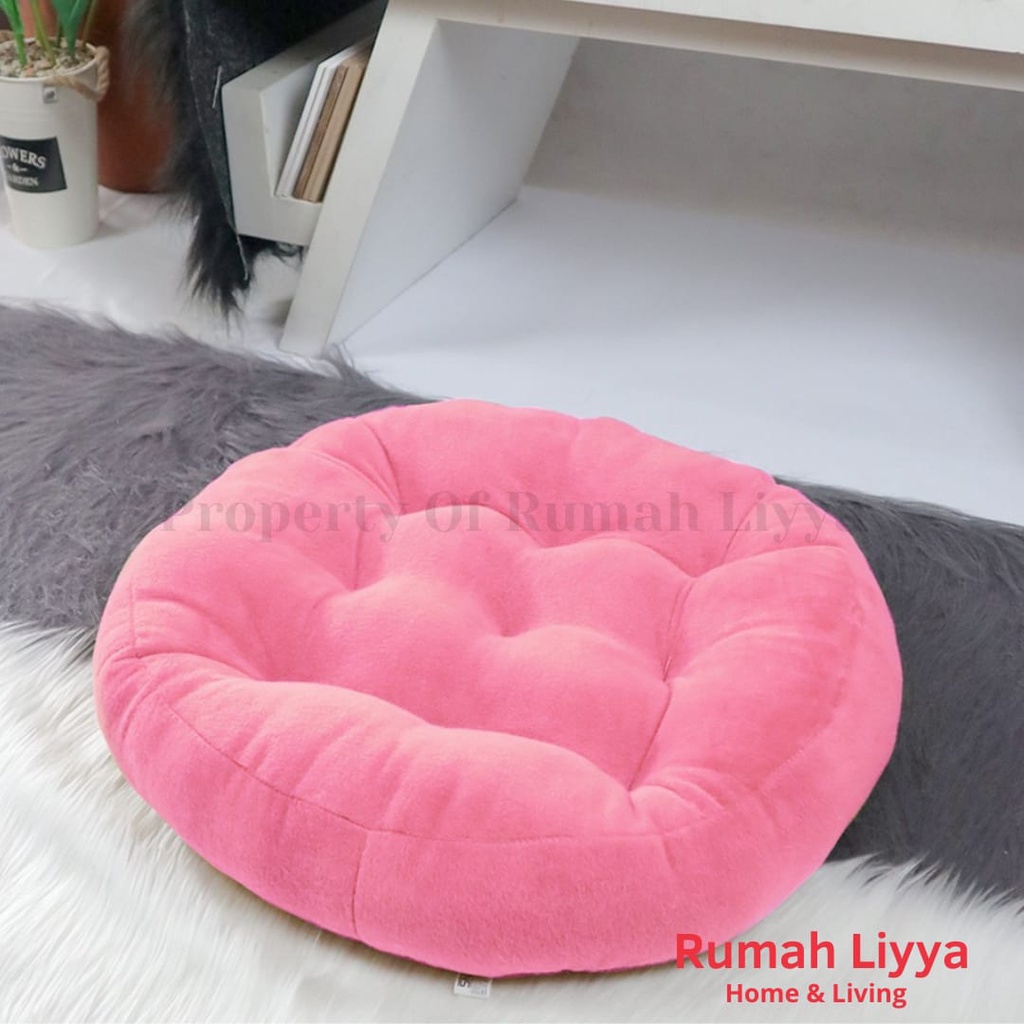 Jual Liyya Cushion Ball Alas Bantal Duduk Bulat Lantai Kursi Sofa ...