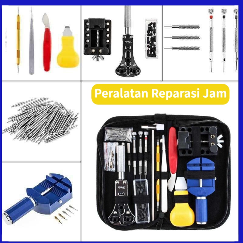 Jual 147pcsset Alat Service Pemotong Peralatan Reparasi Jam Tangan Servis Lengkap Watch Repair 7980