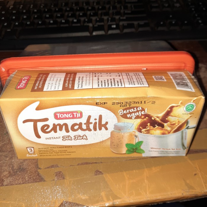 Jual Tong Tji Teh Tematik Instant Teh Tarik 2s X 23 6gr 1 Kotak Isi 3s