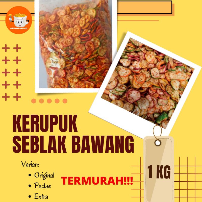 Jual Kerupuk Seblak Bawang Bantet Termurah 1kg Shopee Indonesia