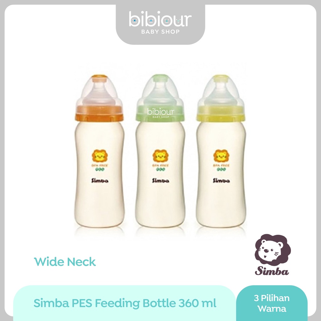 Jual Simba Pes Wide Neck Feeding Bottle 360mL | Shopee Indonesia