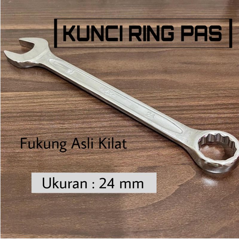 Jual Kunci Ring Pas Mm Fukung Kilat Asli Tebal Shopee Indonesia