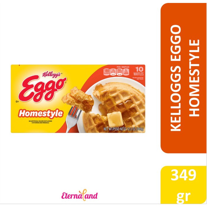 Jual Kelloggs Eggo Waffles Homestyle kelloggs eggo frozen waffle