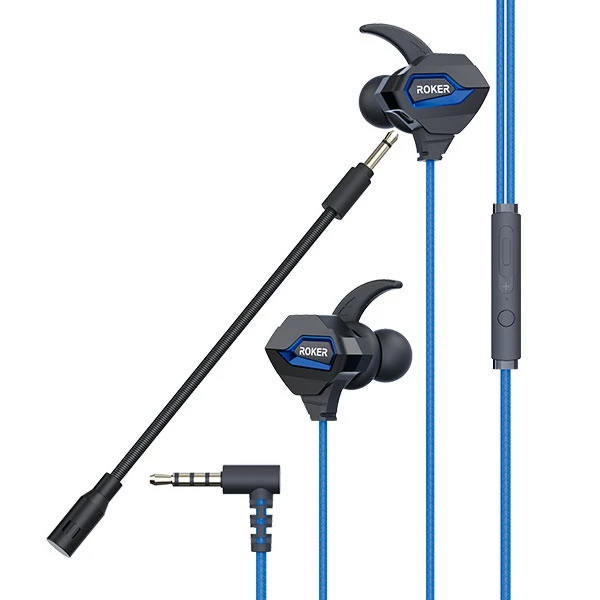 Earphone / Headset Gaming Roker Ak47 SUARA EXTRA LOUD BASS