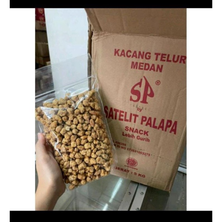 Jual Kacang Telur Medan Satelit Palapa 500gr Repackaged Kacang Medan