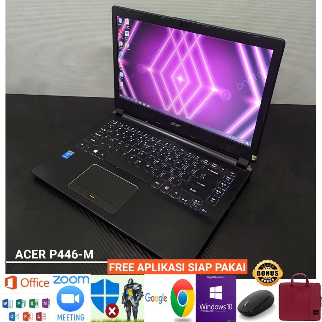 Jual Laptop Acer Travelmate P446-M core i5 gen 5 ram 8gb SSD 128gb ...