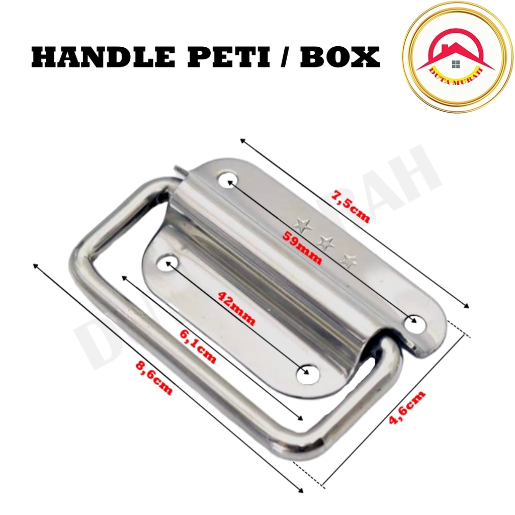 Jual Tarikan peti tarikan box cabinet Handle peti box stanless pegangan ...