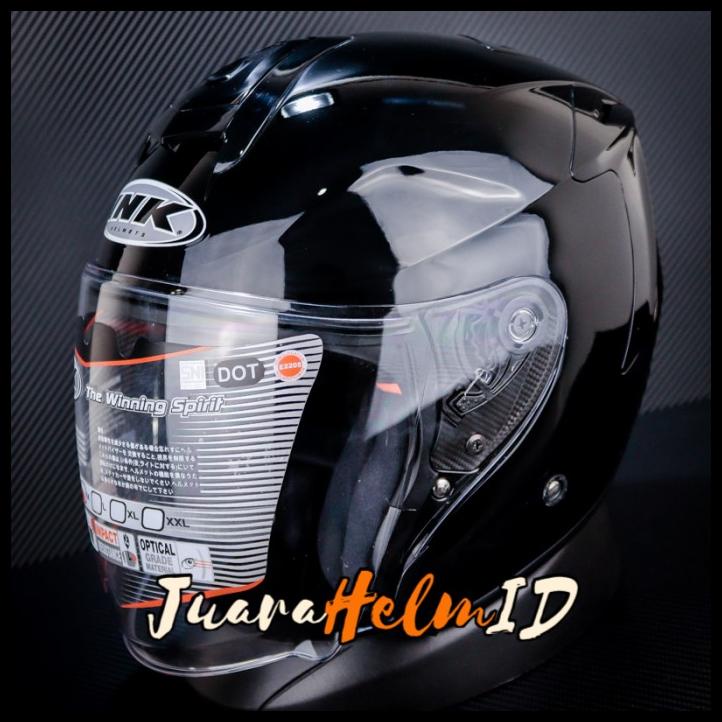 Jual Ink Helm Dynamic Solid / Black Glossy / Dinamic / Half Face ...