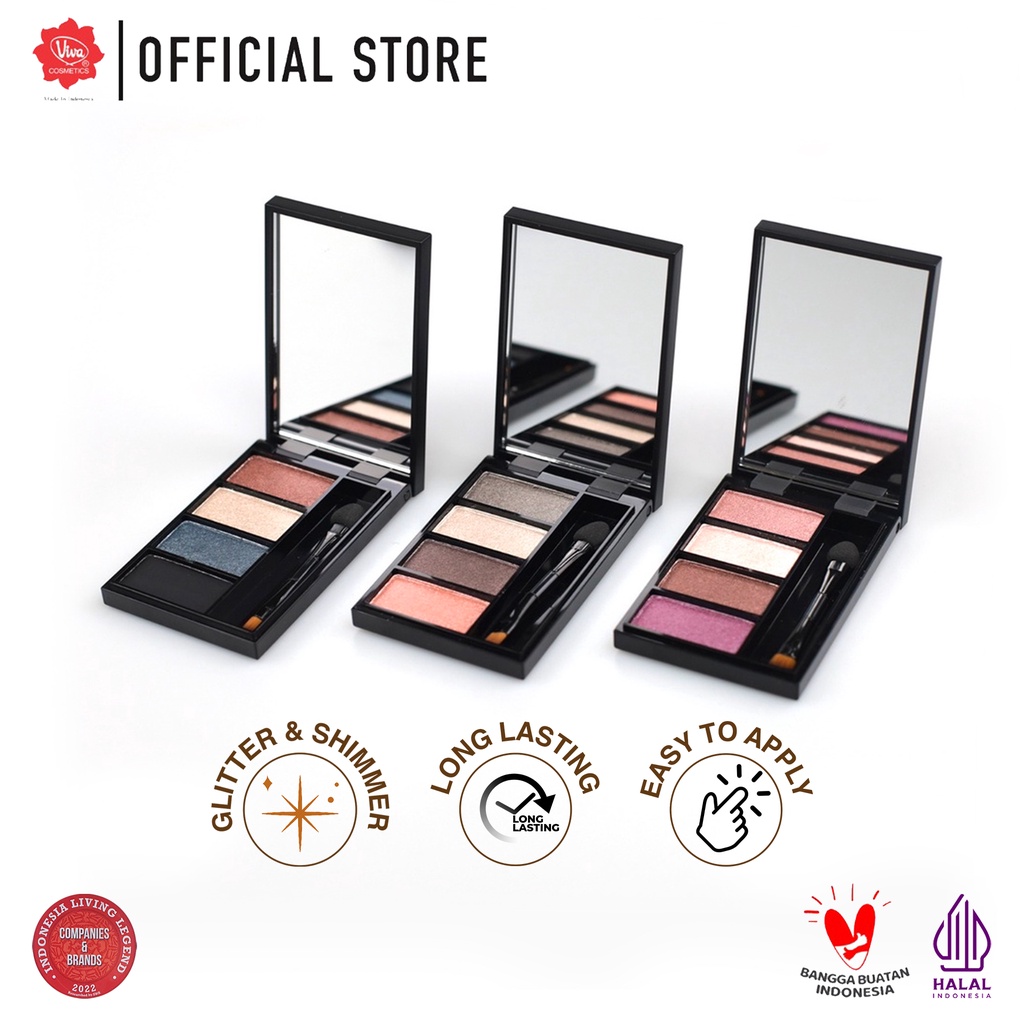 Jual Viva Queen Perfect Lustre Eye Shadow (tersedia 3 varian kombinasi ...