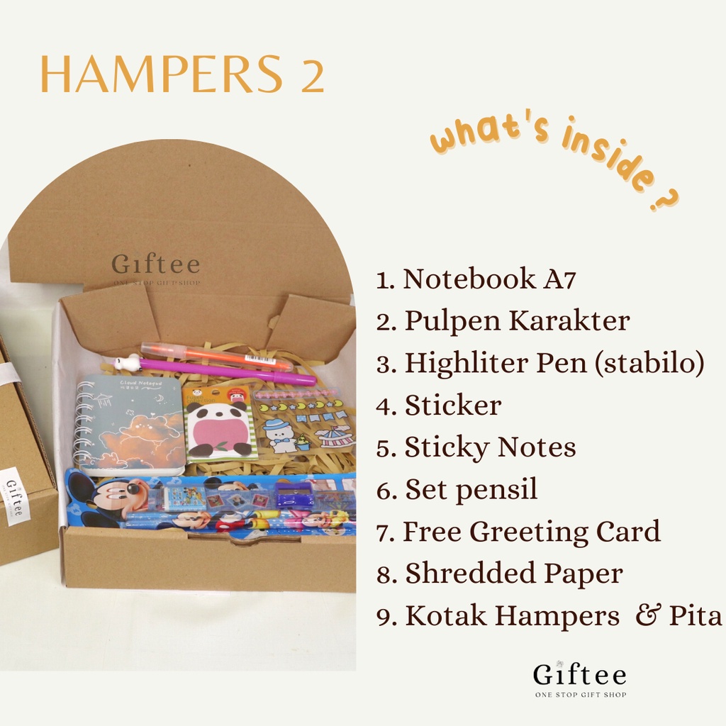 Jual HAMPERS STATIONARY SET ALAT TULIS JOURNAL KIT NOTES NOTEBOOK ATK ...