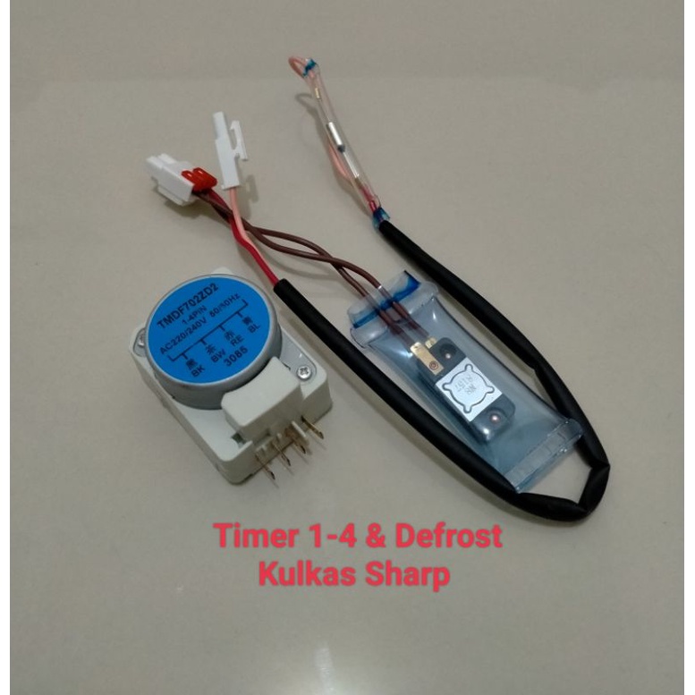 Jual Timer Defrost Bimetal Fuse Kulkas Sharp 2 Pintu Shopee Indonesia