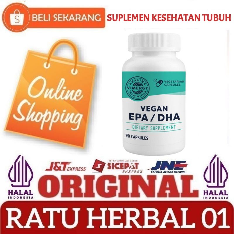 Jual VIMERGY VEGAN EPA / DHA ISI 90 CAPSULE ORIGINAL DIETARY SUPPLEMENT
