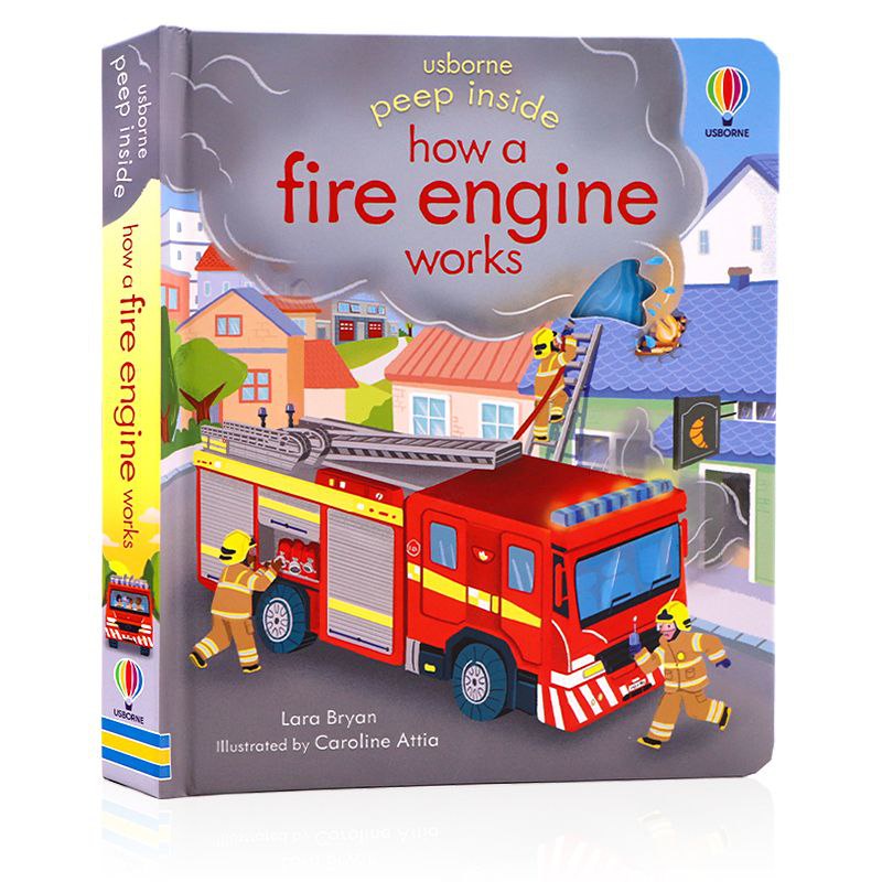 Jual [Edu] Story Book Peep Inside How A Fire Engine Works Buku Cerita ...
