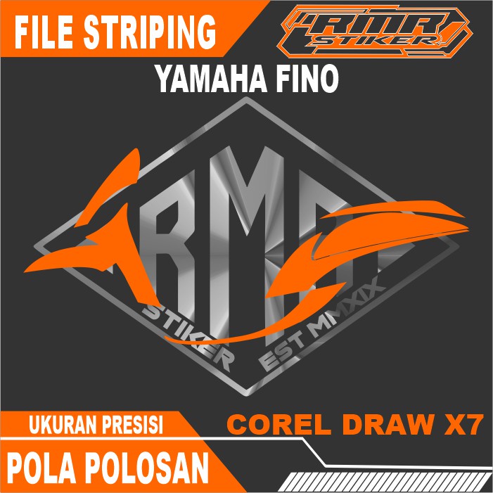 Jual Pola File / Mentahan Striping Yamaha Fino | Shopee Indonesia