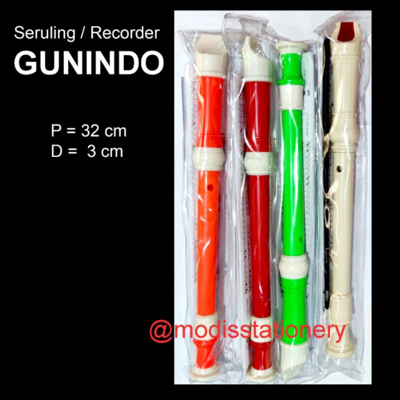 Jual Recorder / seruling merk gunindo / marvell / DR | Shopee Indonesia