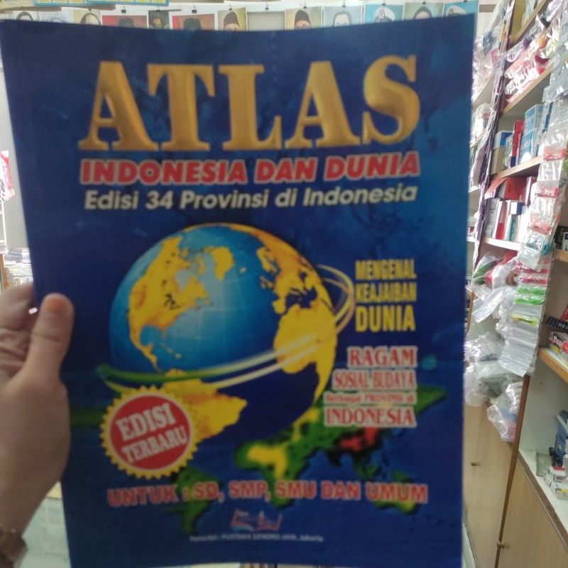 Jual Buku Atlas Indonesia Dan Dunia Edisi Terbaru | Shopee Indonesia