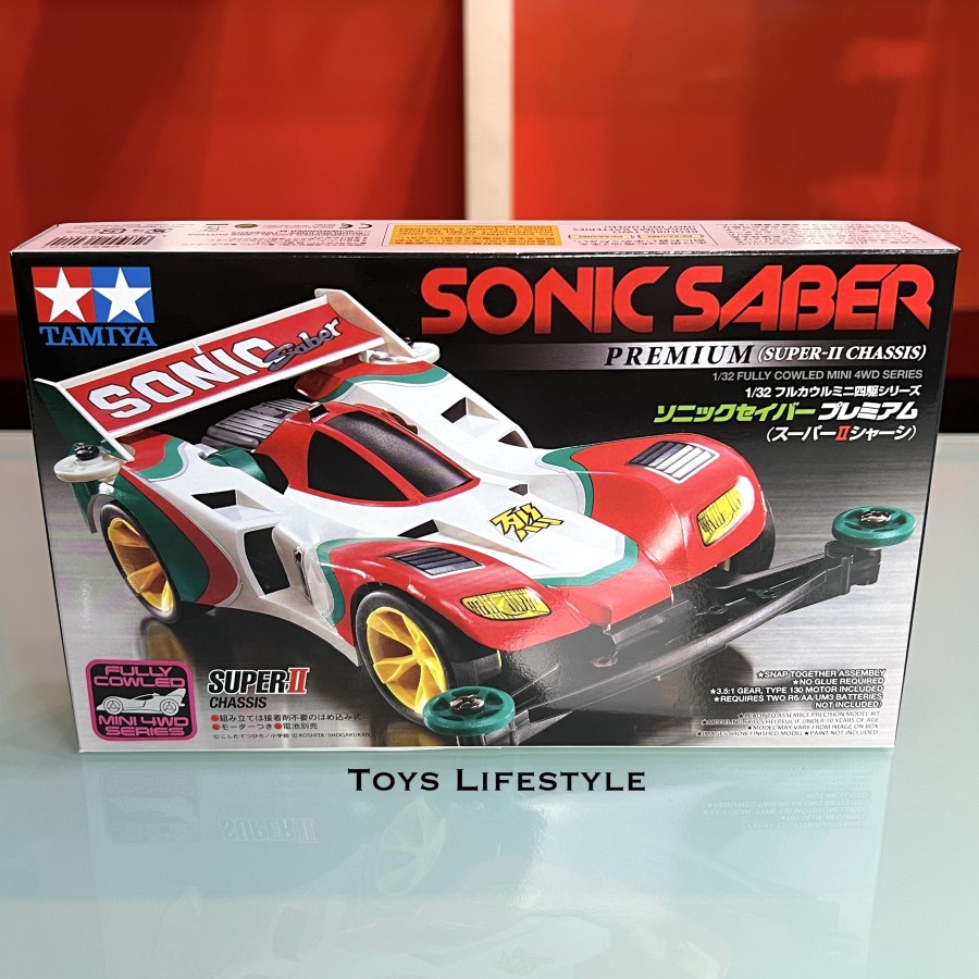 Jual Mainan Rakit Mobil Tamiya Mini 4WD - Sonic Saber (ORIGINAL ...