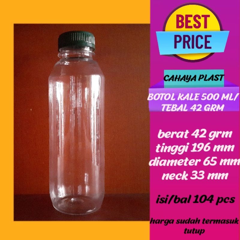 Jual Botol Kale 500ml Botol Plastik 500ml Botol Kale 500mltebal 42 Grm Shopee Indonesia 7592