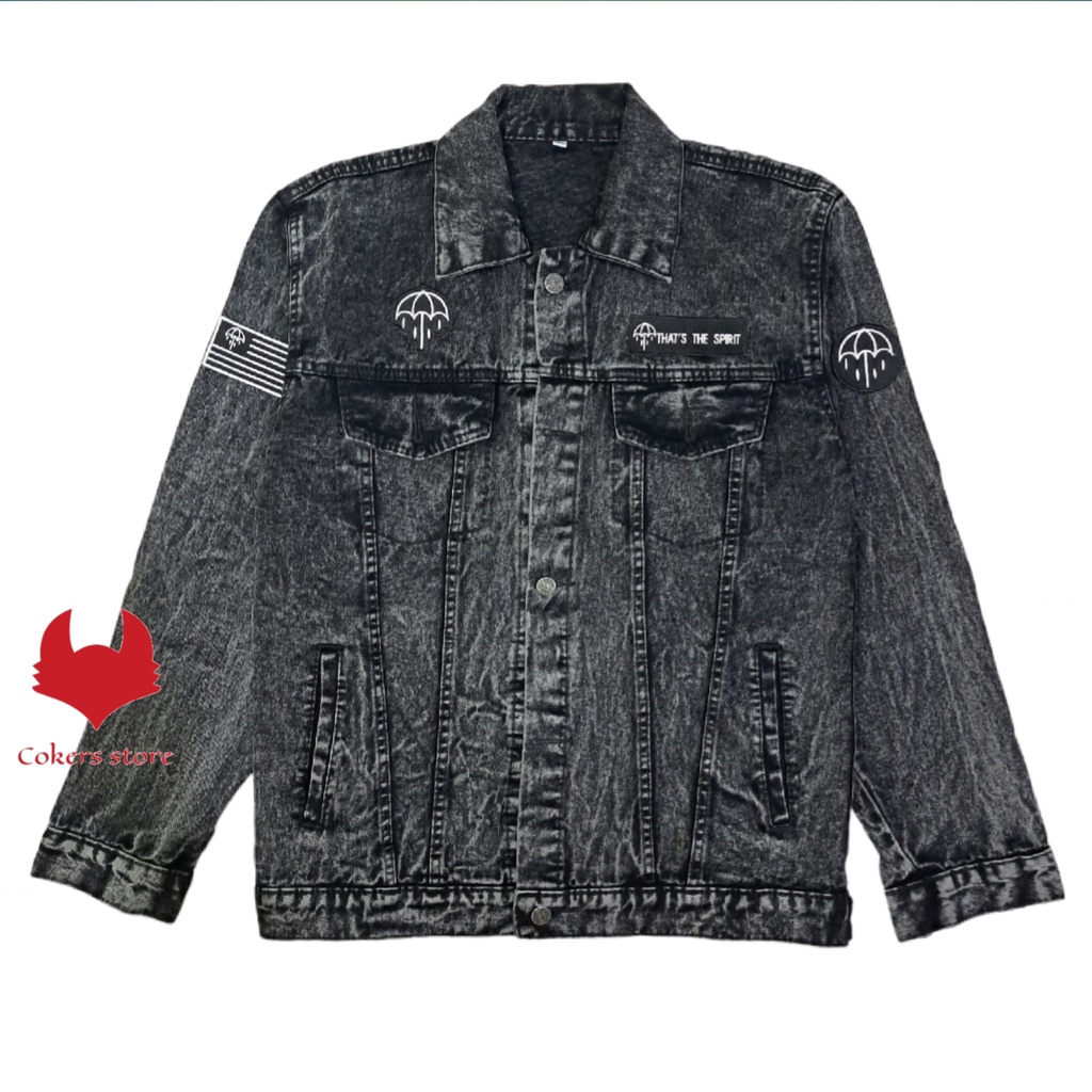 Back Emblem Denim Jacket - Blue – LÝFT LYFT BACK EMBLEM DENIM