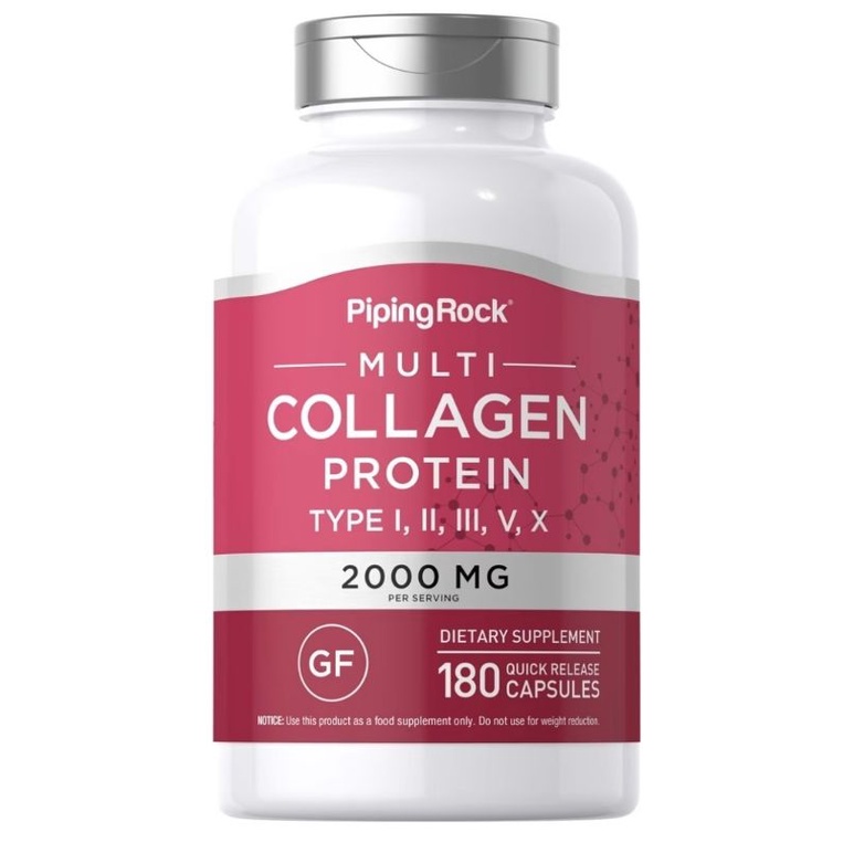Jual Pipingrock multi collagen protein isi 180 capsul | Shopee Indonesia