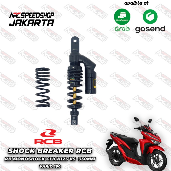 Jual Shockbreaker Rcb Vs Series 330Mm Monoshock Click 125 / Vario 150 # ...