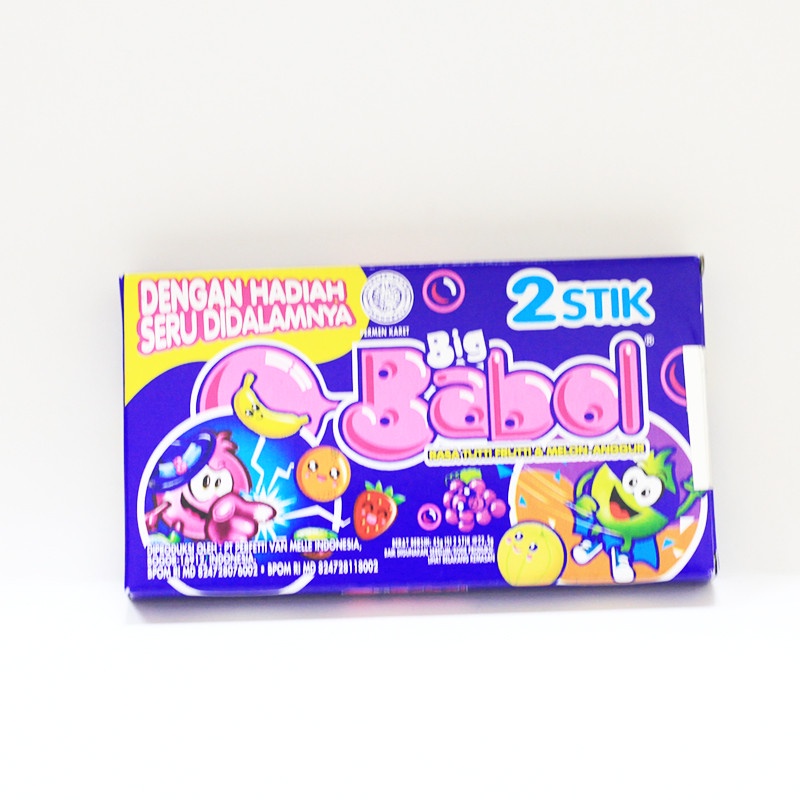 Jual Big Babol Bubble Gum Stick Multipack 45G Shopee Indonesia