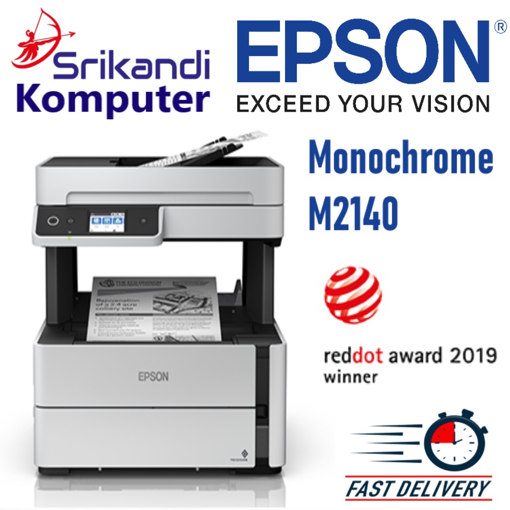 Jual Printer Epson Ecotank Monochrome M2140 All In One Ink Tank Shopee Indonesia 