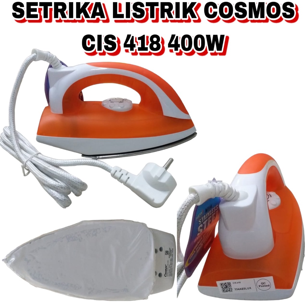 Jual SETRIKA LISTRIK COSMOS CIS 418 400W Shopee Indonesia