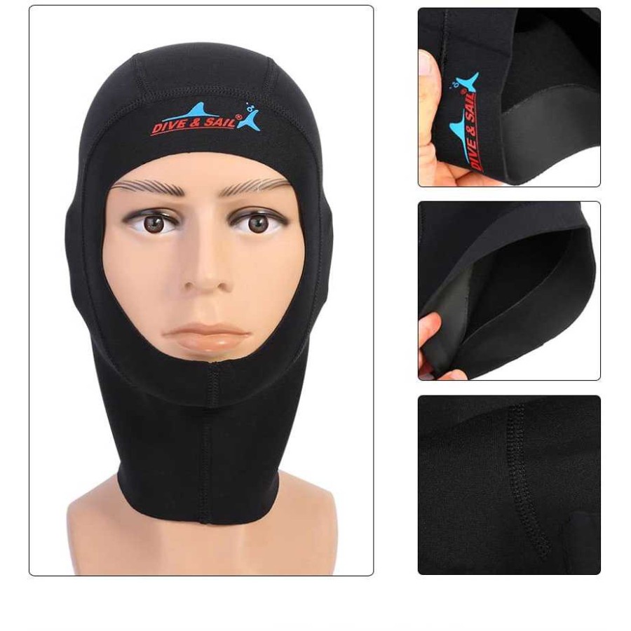 Jual Penutup Kepala Topi Selam Skuba Face Mask Hood Scuba Diving ...