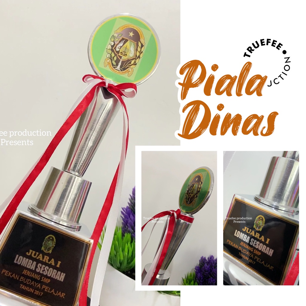 Jual Piala Logam Alumunium Lomba Perlombaan Pirus Dinas Edukasi Custom