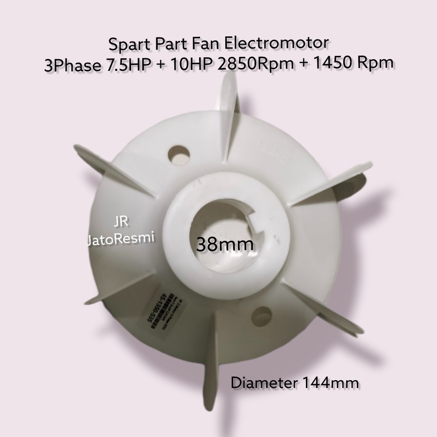 Jual Spart Part Fan Electromotor 3Phase 7.5HP + 10HP 2850Rpm + 1450 Rpm ...
