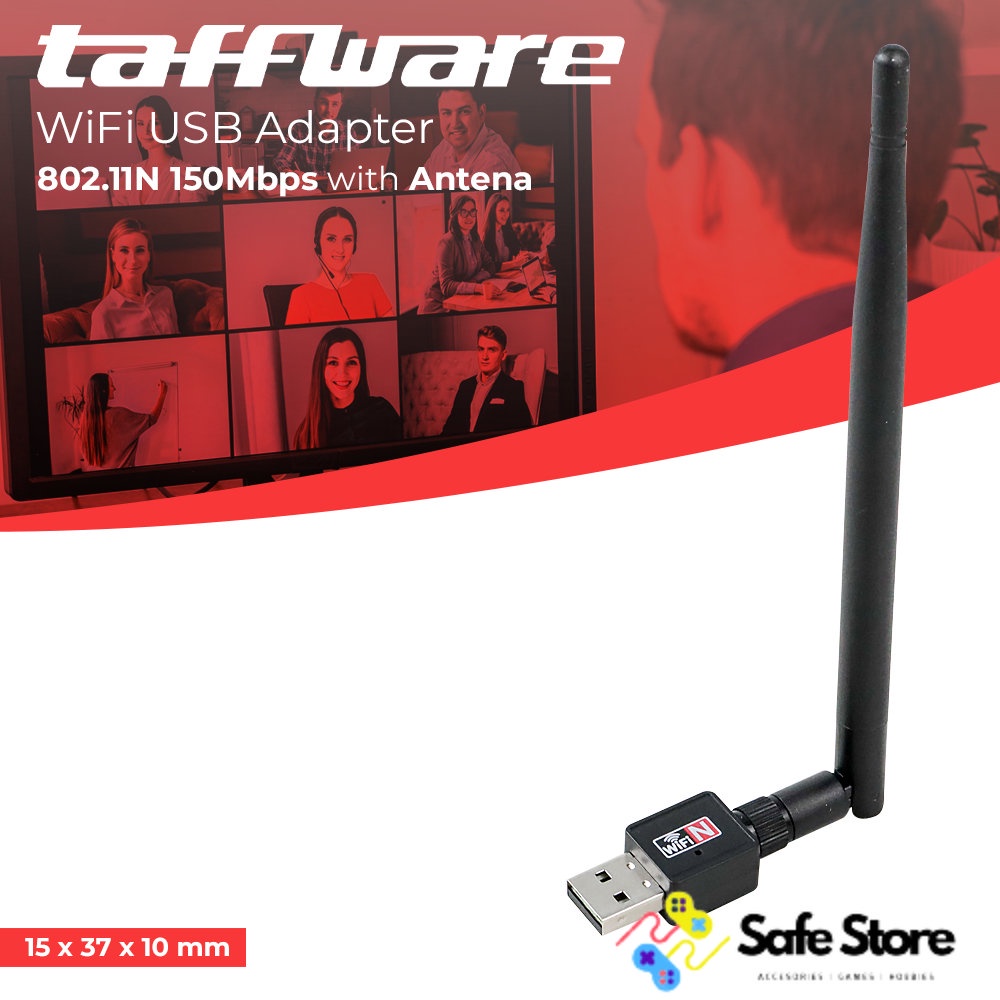 Jual Taffware WiFi USB Adapter Router 802.11N 150Mbps with Antena ...