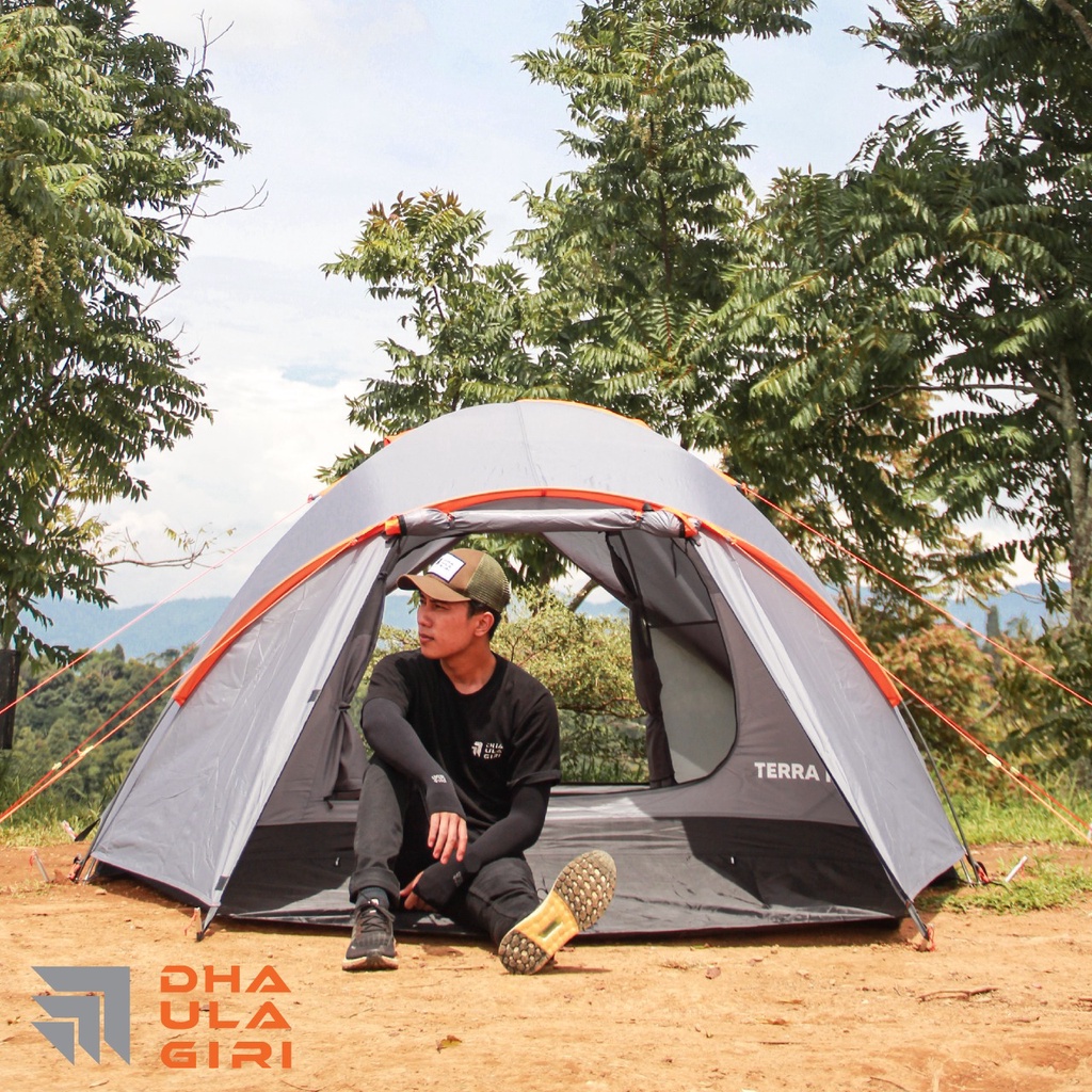 Jual Tenda Terra Pro Dhaulagiri Kapasitas Person Tenda Double Layer Praktis Tenda