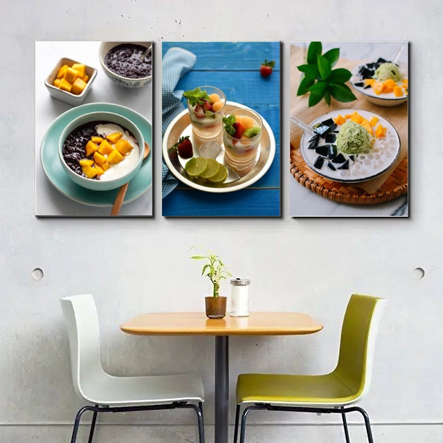 Jual Hiasan Dinding Gambar Minuman Ukuran 47x31 Foto es buah dekorasi